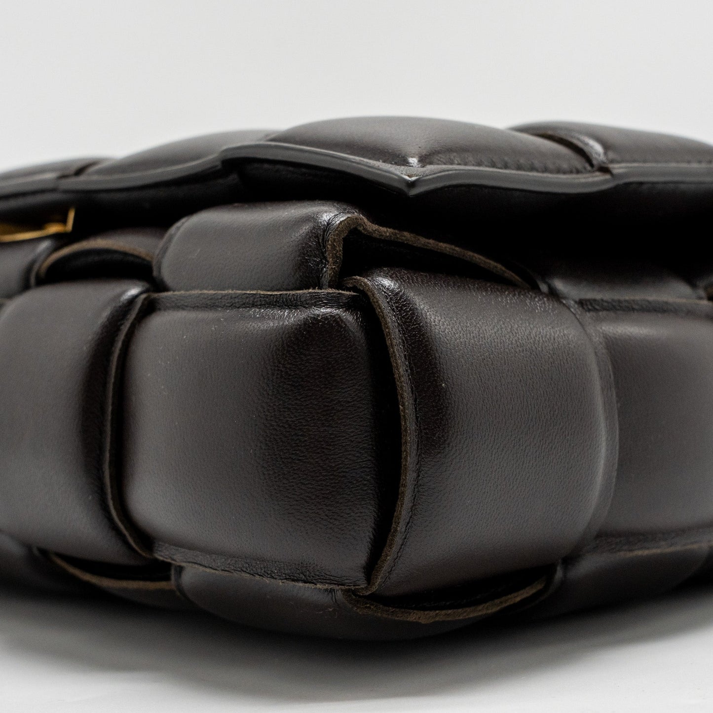 Bottega Veneta Padded Cassette Lambskin Brown GHW