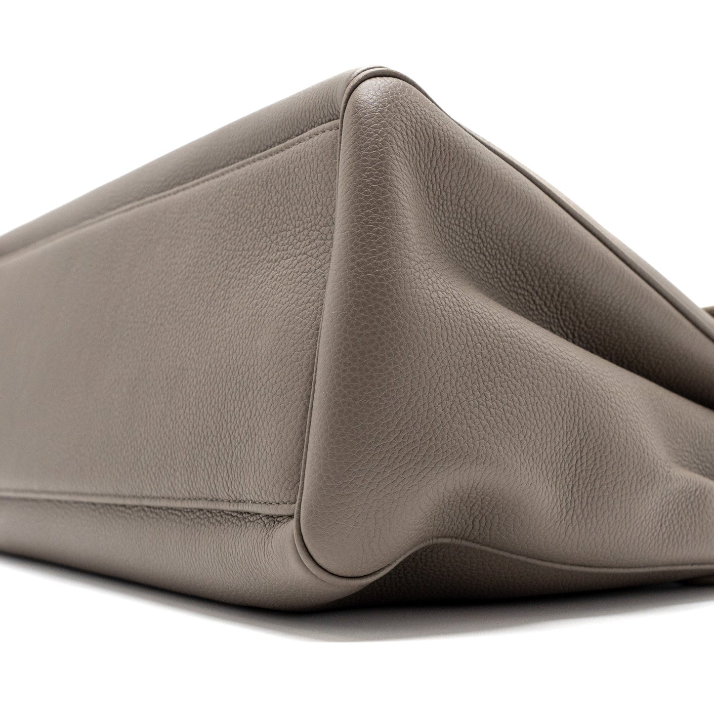 Celine Medium Soft 16 Bag Grained Calfskin Grey GHW