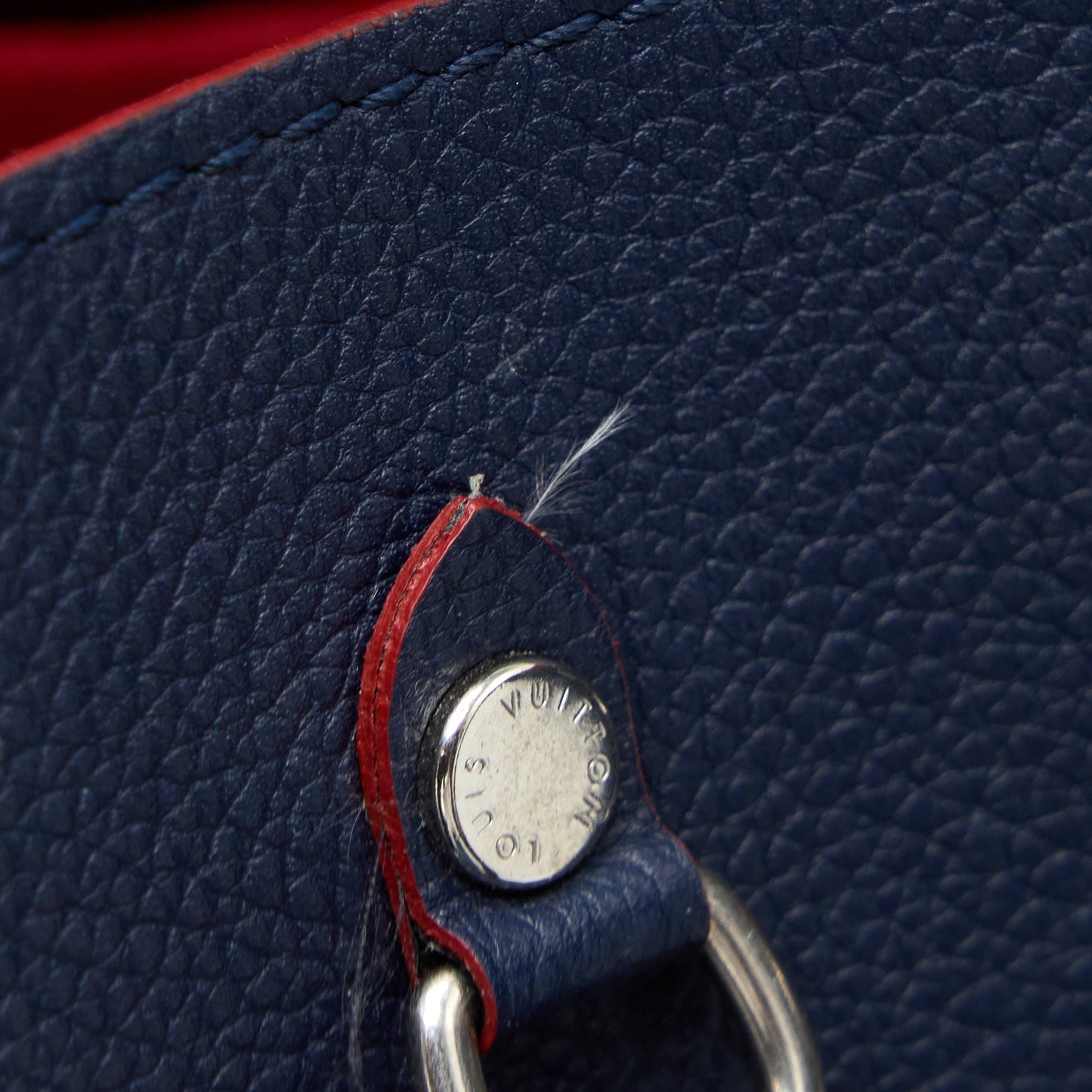 Louis Vuitton Lockme Bucket Bag Calfskin Dark Blue SHW