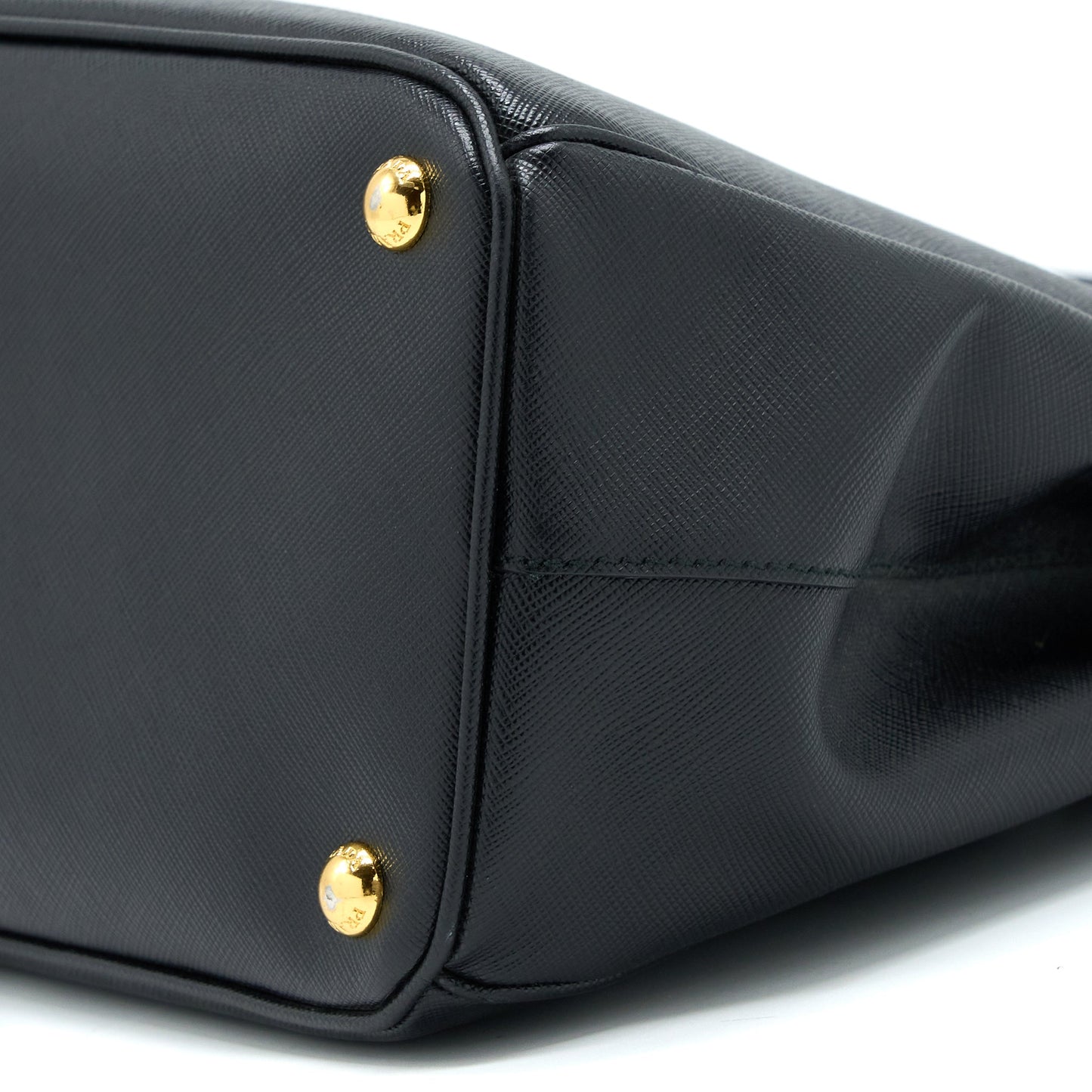 Prada Top Handle Tote Bag Calfskin Black GHW