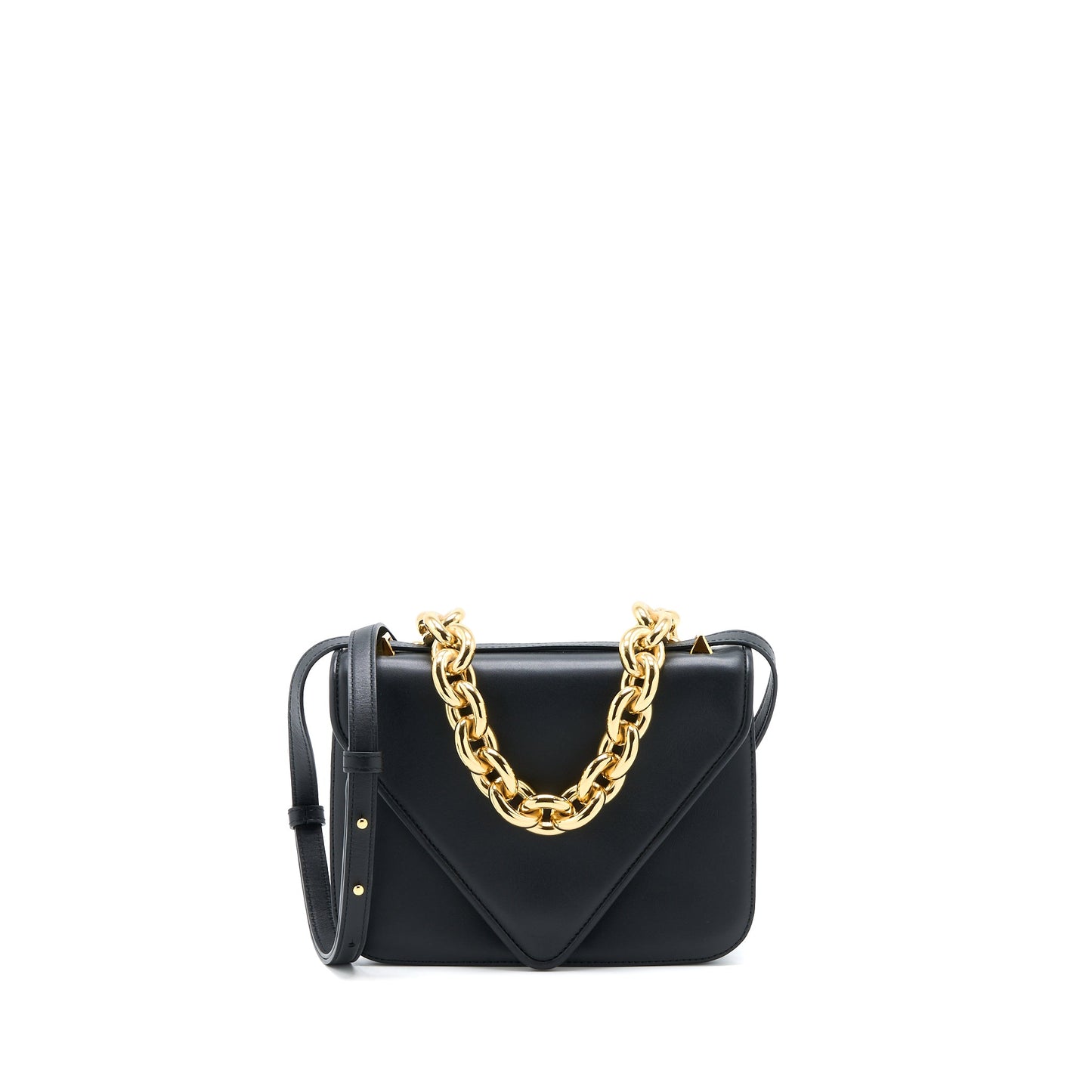 Bottega Veneta Small Mount Bag Calfskin Black GHW