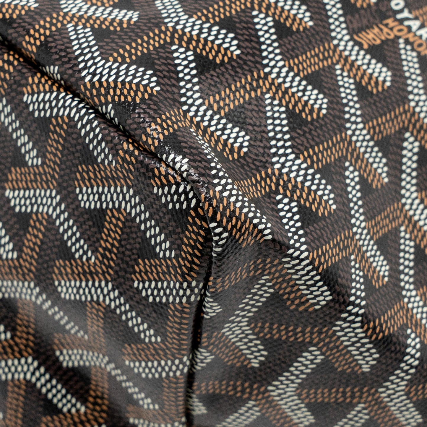 Goyard Saint Louis GM Tote Goyardine Canvas Black/Brown SHW