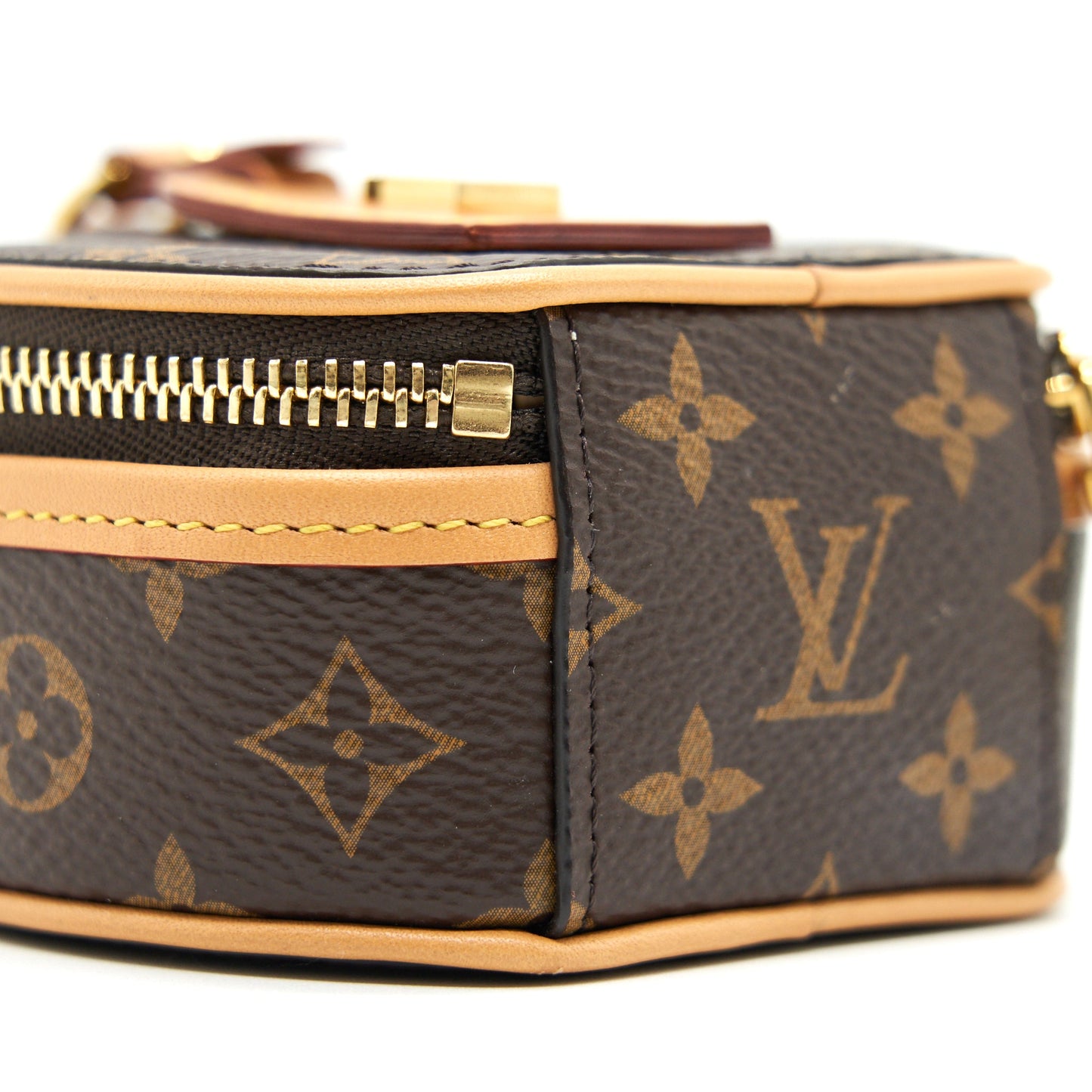 Louis Vuitton Petite Boite Chapeau Necklace Monogram Canvas