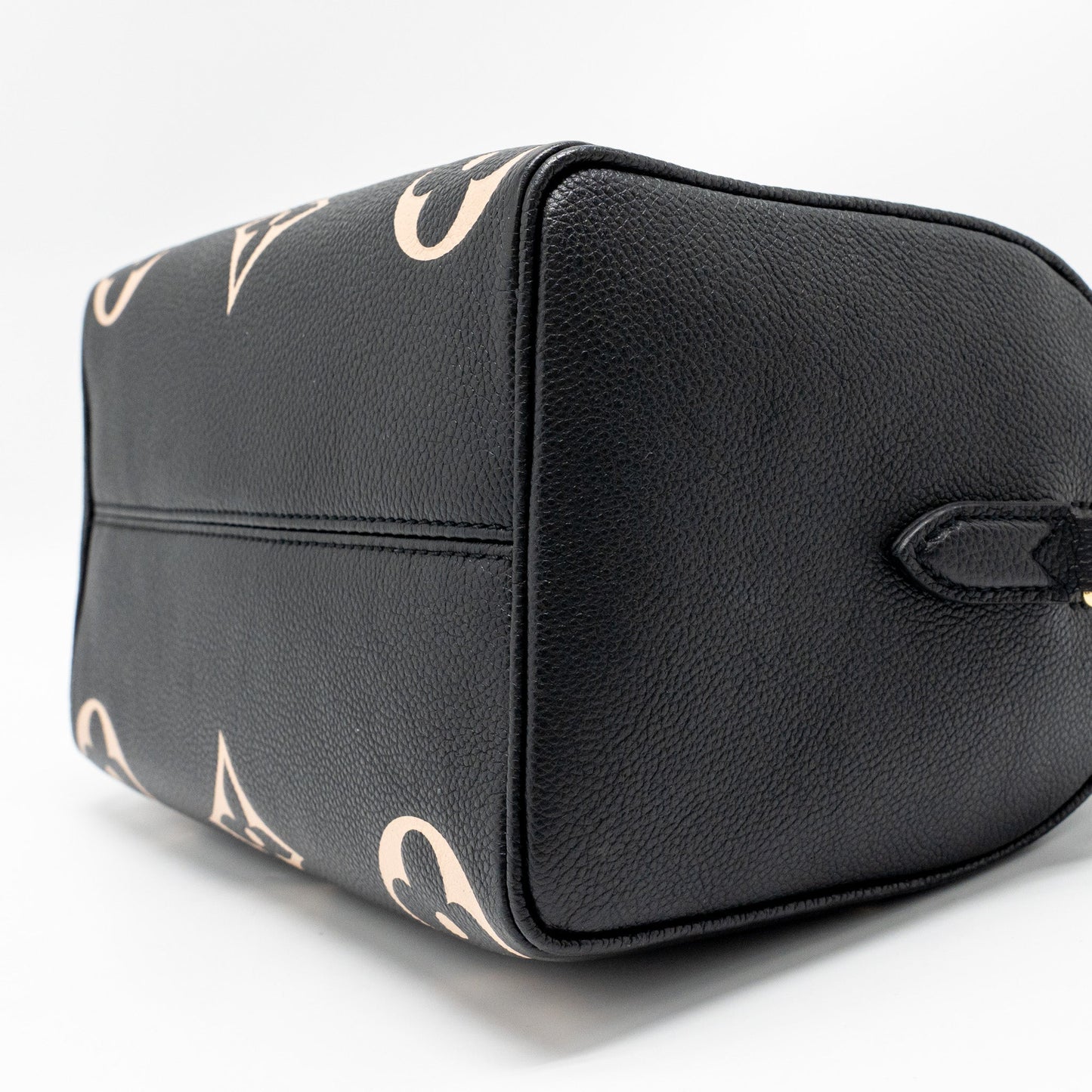 Louis Vuitton Speedy Bandouliere 25 Bicolour Monogram Empreinte Leather Black/Beige GHW
