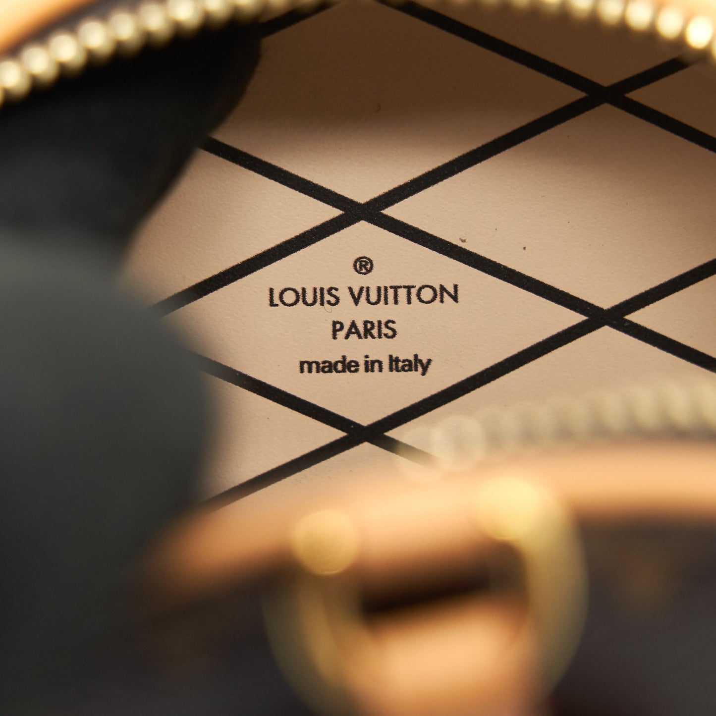 Louis Vuitton Petite Boite Chapeau Necklace Monogram Canvas