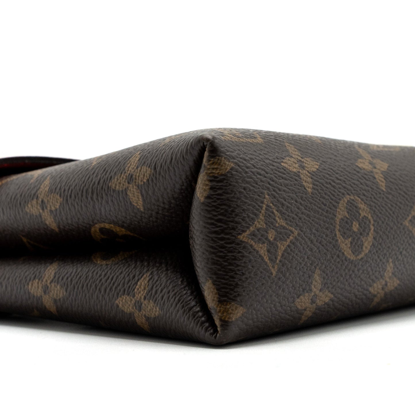 Louis Vuitton Pallas chain bag monogram canvas / calfskin red GHW