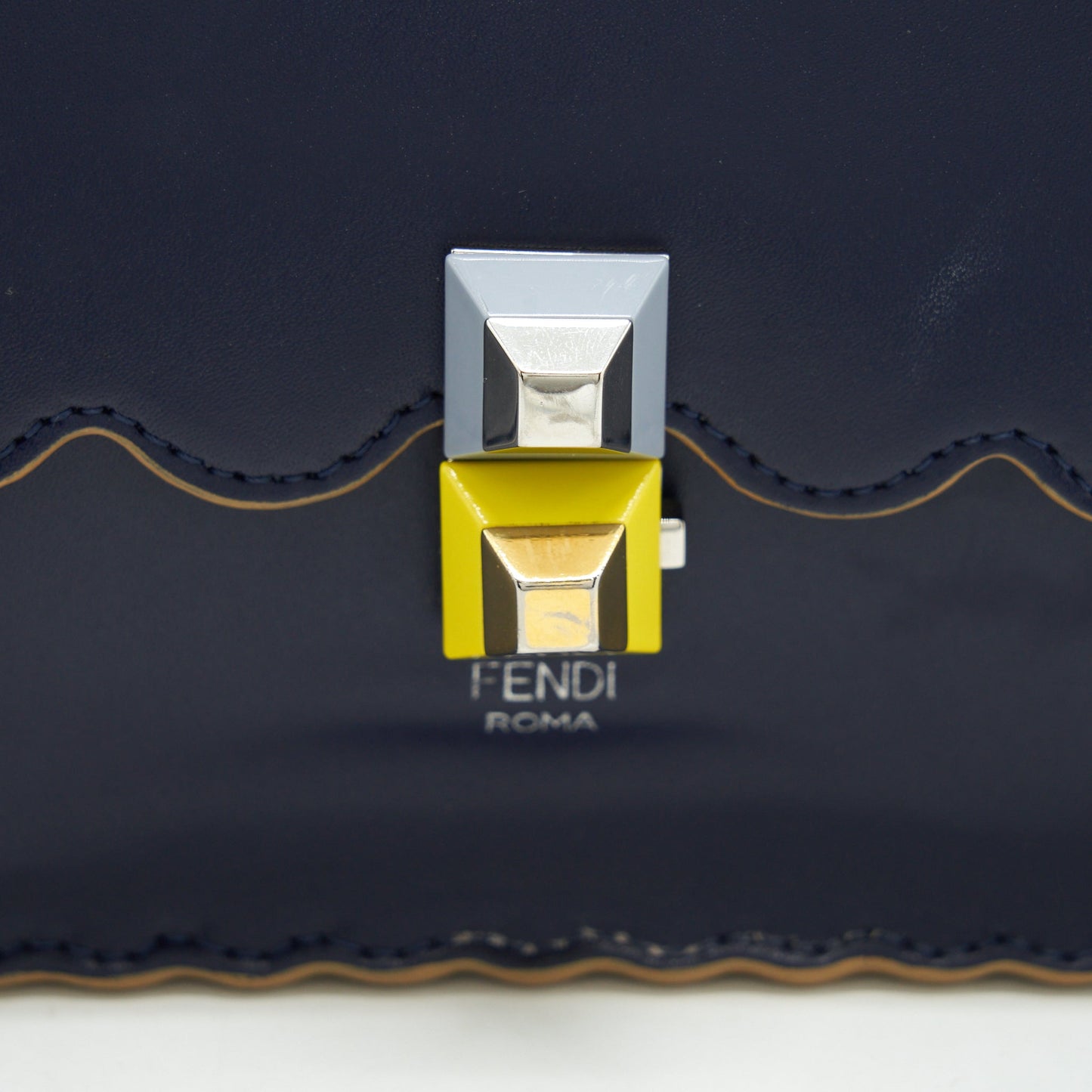 Fendi Kan I Bag Navy SHW