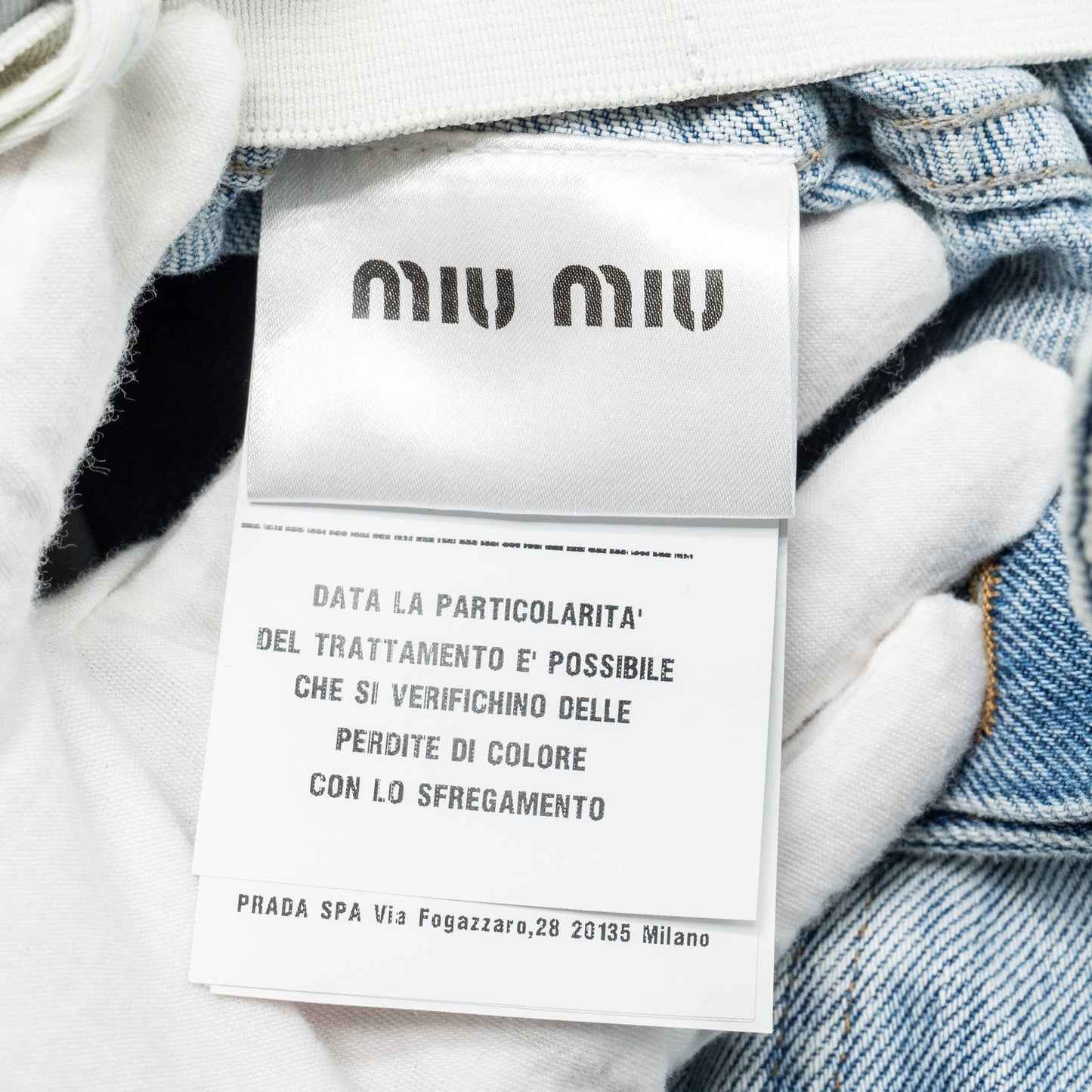 Miu miu size 24 sapphire denim blue shorts