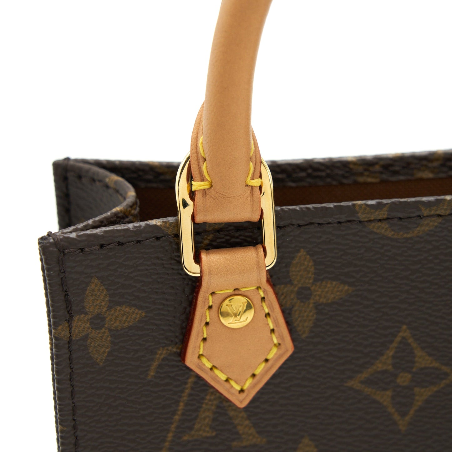 Louis Vuitton Petit Sac Plat Monogram Canvas GHW