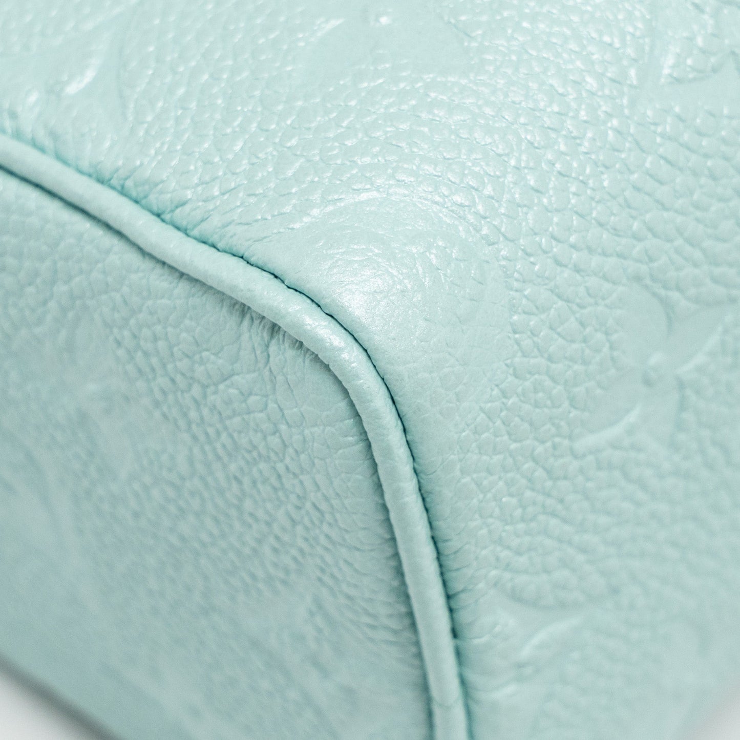 Louis Vuitton Nano Speedy Monogram Empreinte Leather Mint Green SHW