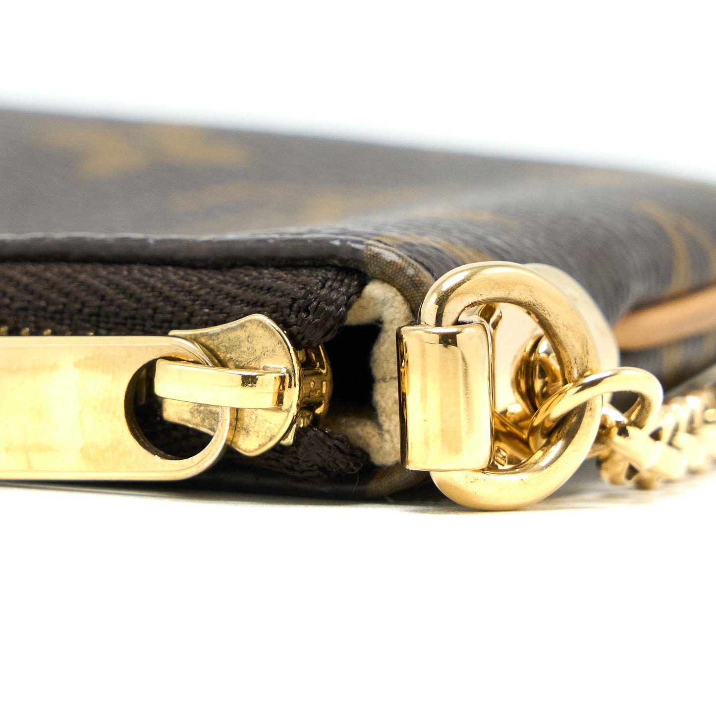Louis Vuitton Milla Pochette Monogram Canvas GHW