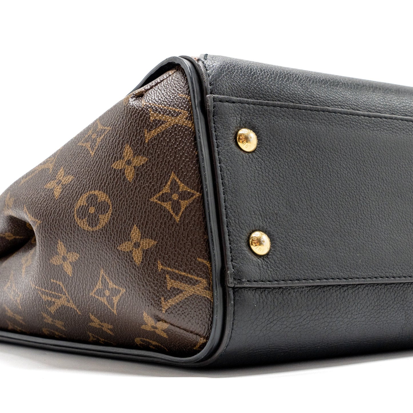 Louis Vuitton kimono tote bag leather / monogram Canvas GHW