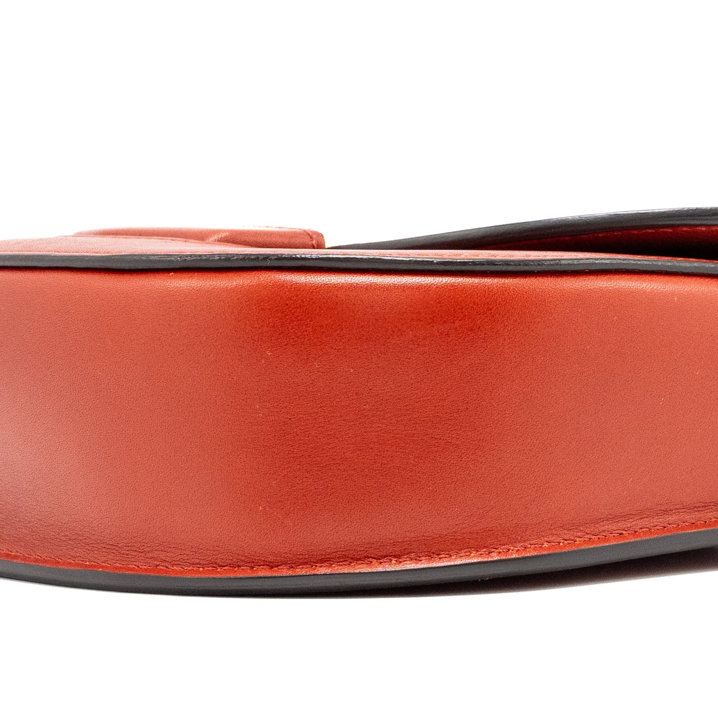 Celine Troutteur bag leather red GHW