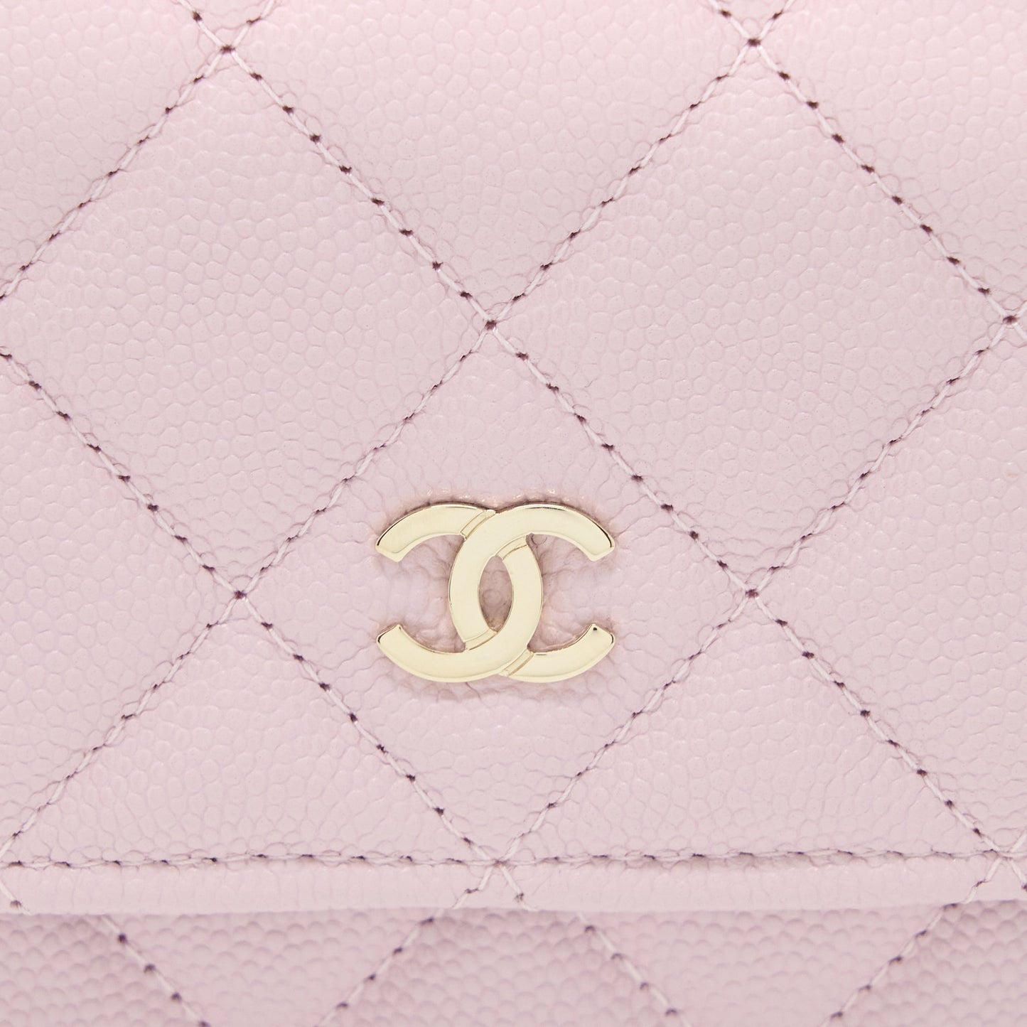 Chanel Classic Wallet On Chain Caviar Light Pink LGHW