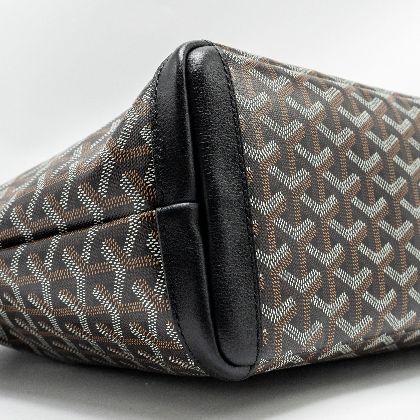 Goyard Artois PM Tote Bag Goyardline Canvas Black SHW