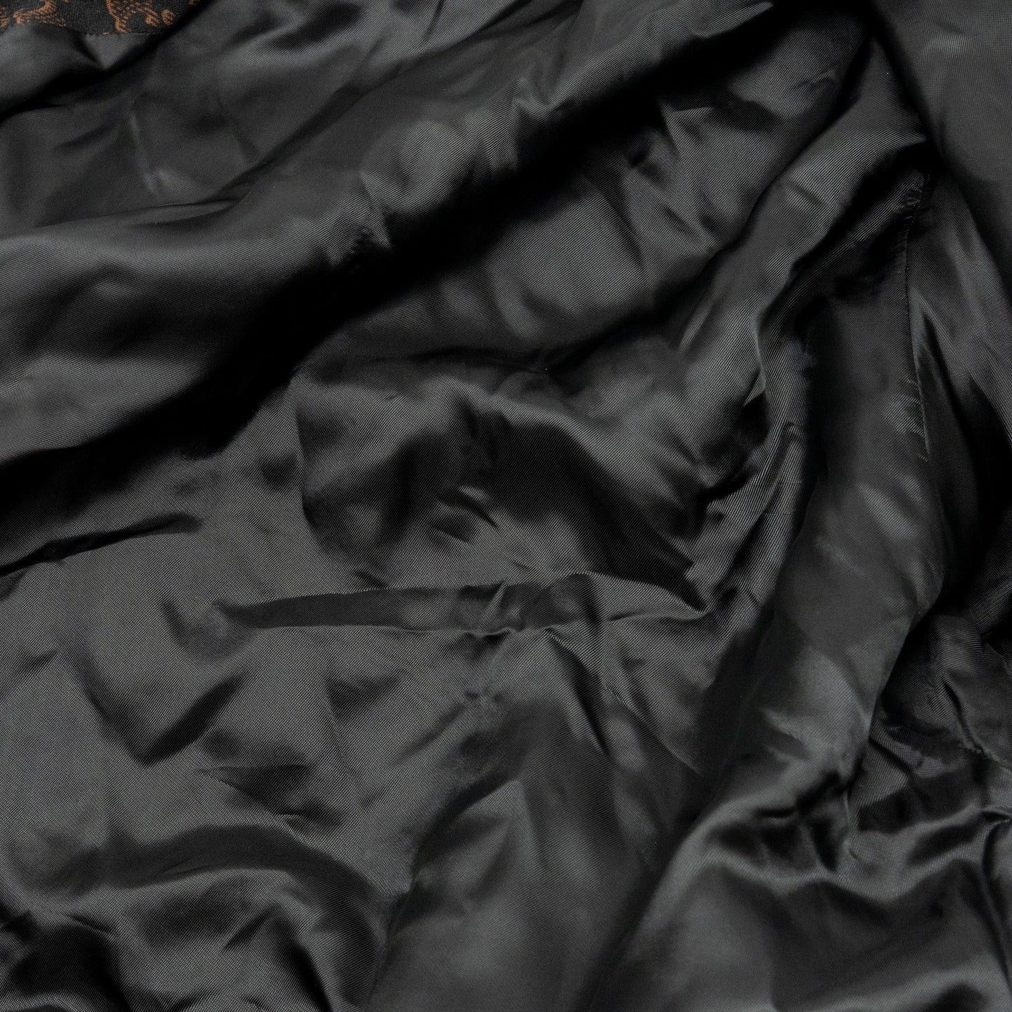 Celine Size M Triomphe Bomber Jacket Polyester Black / Brown
