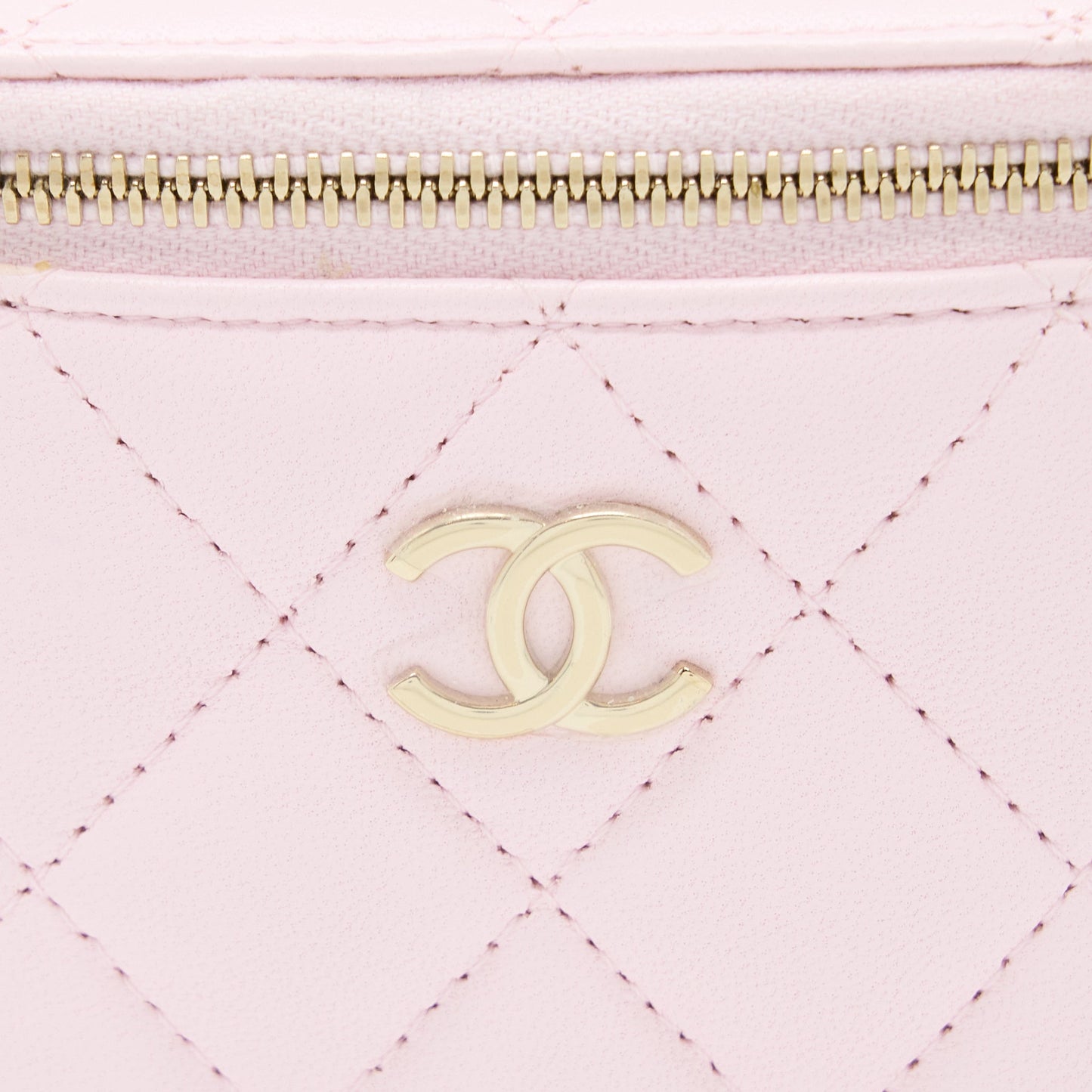 Chanel Top Handle Mini Vanity Lambskin Pink LGHW