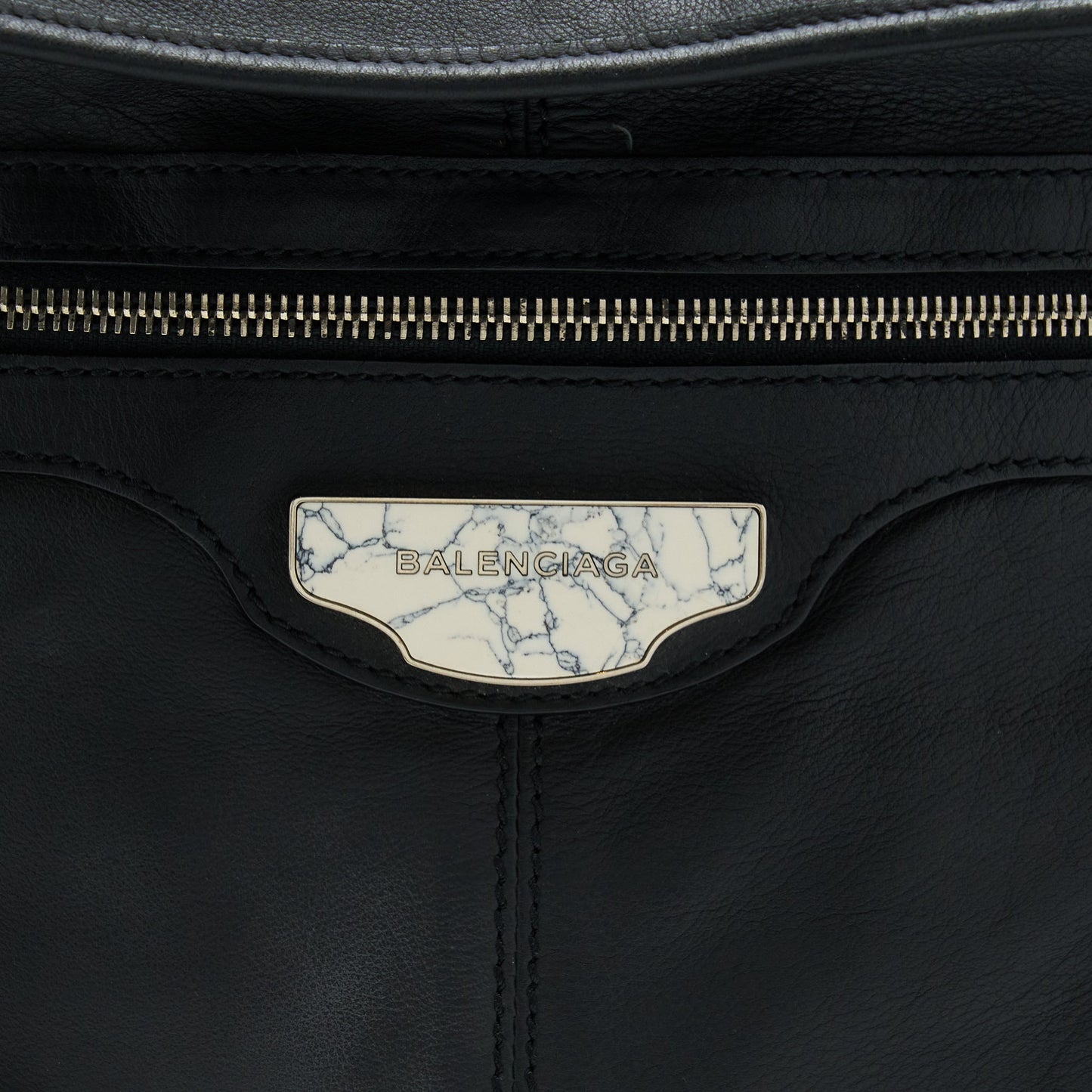 Balenciaga Backpack Calfskin Black SHW