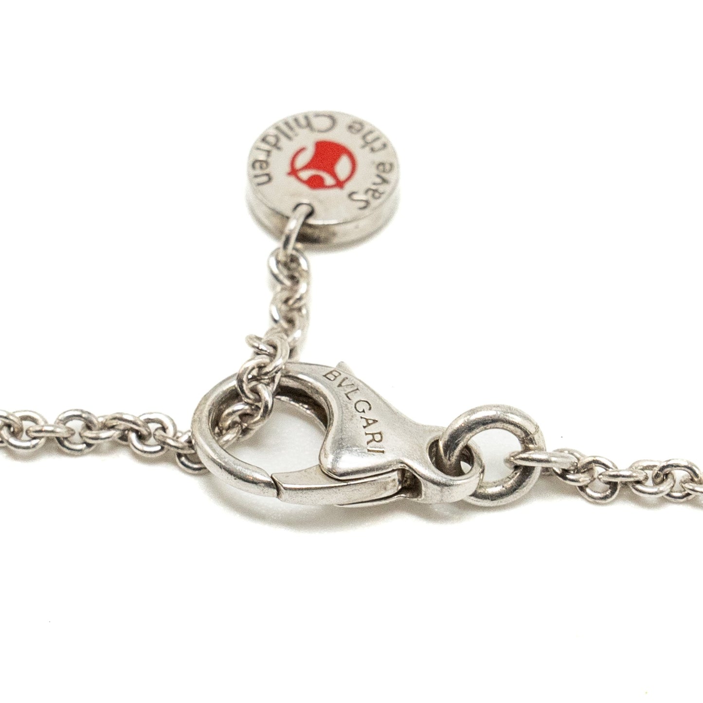 Bvlgari Save the Children B.zero Necklace Black Ceramic/Silver