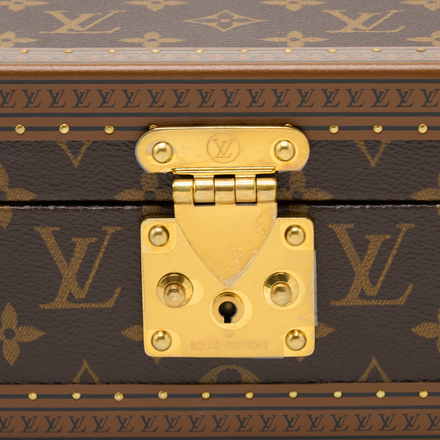 Louis Vuitton 8 Watch Case Monogram Canvas GHW