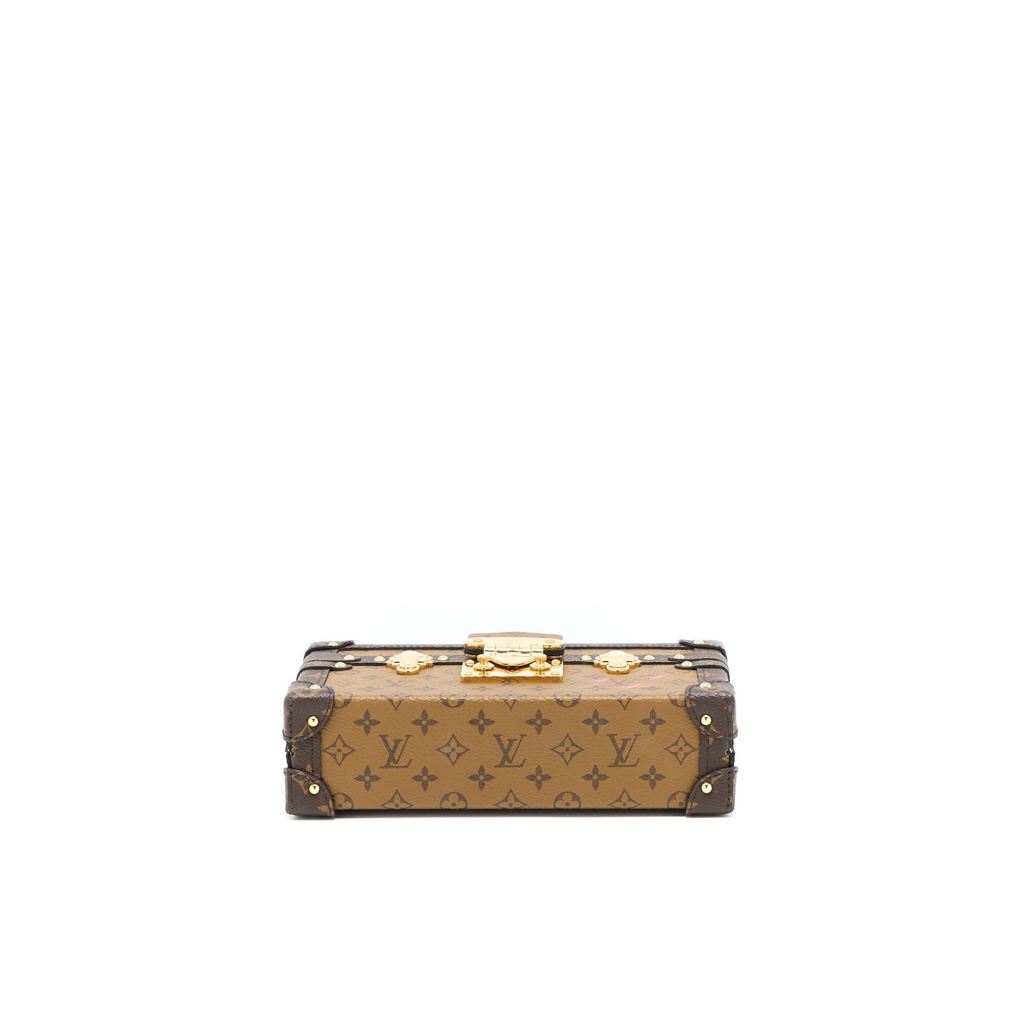 Louis Vuitton Petite Malle Monogram Reverse Canvas GHW