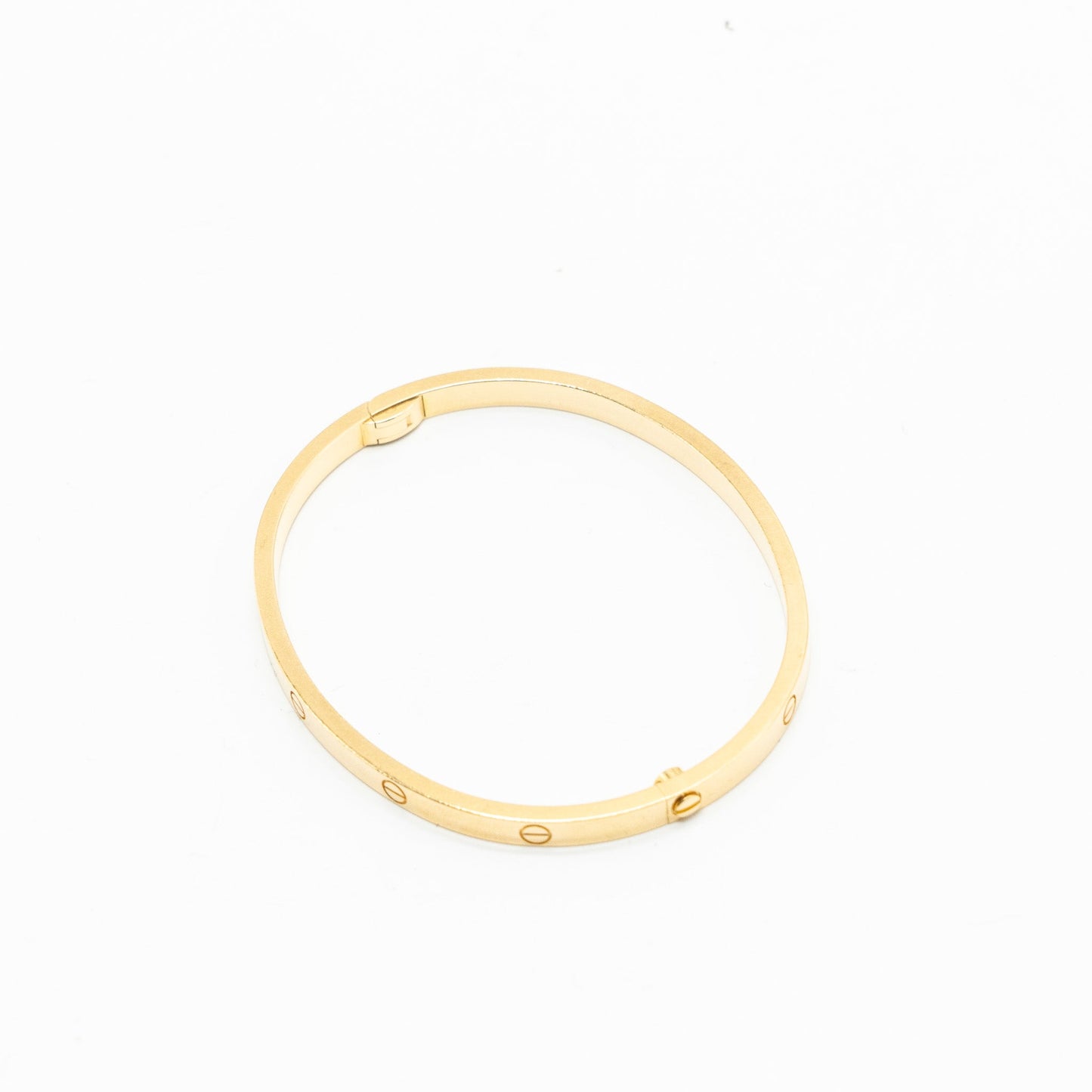 Cartier size 16 love bracelet small model yellow gold