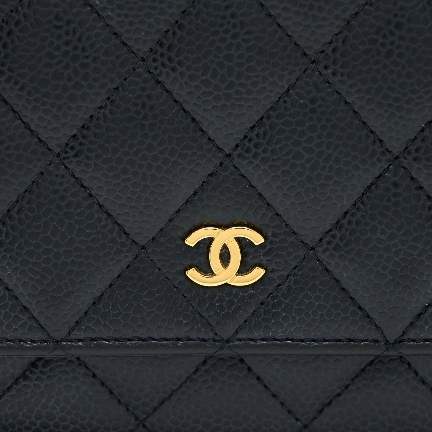 Chanel Classic Wallet On Chain Caviar Black GHW