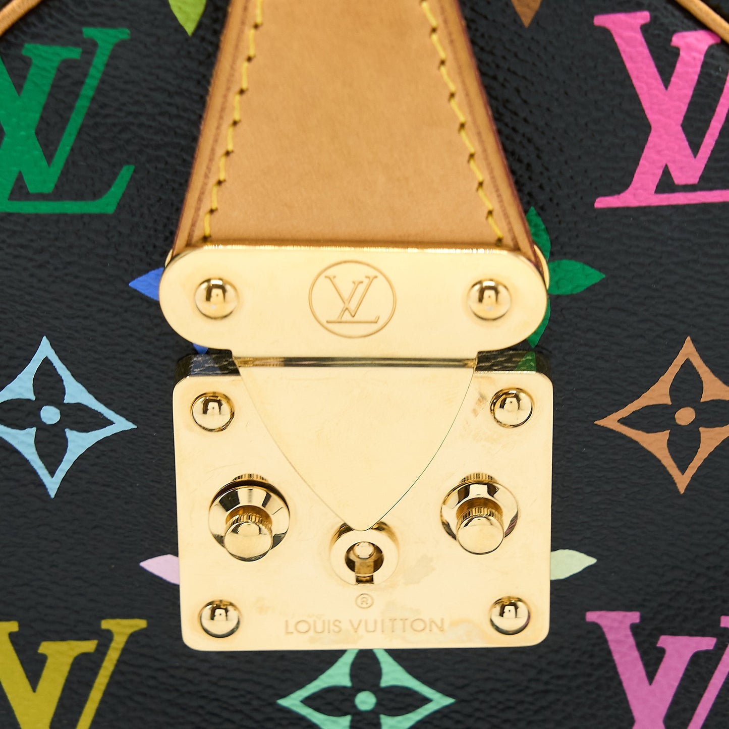 Louis Vuitton Speedy 30 Multicolour Monogram Canvas Black GHW