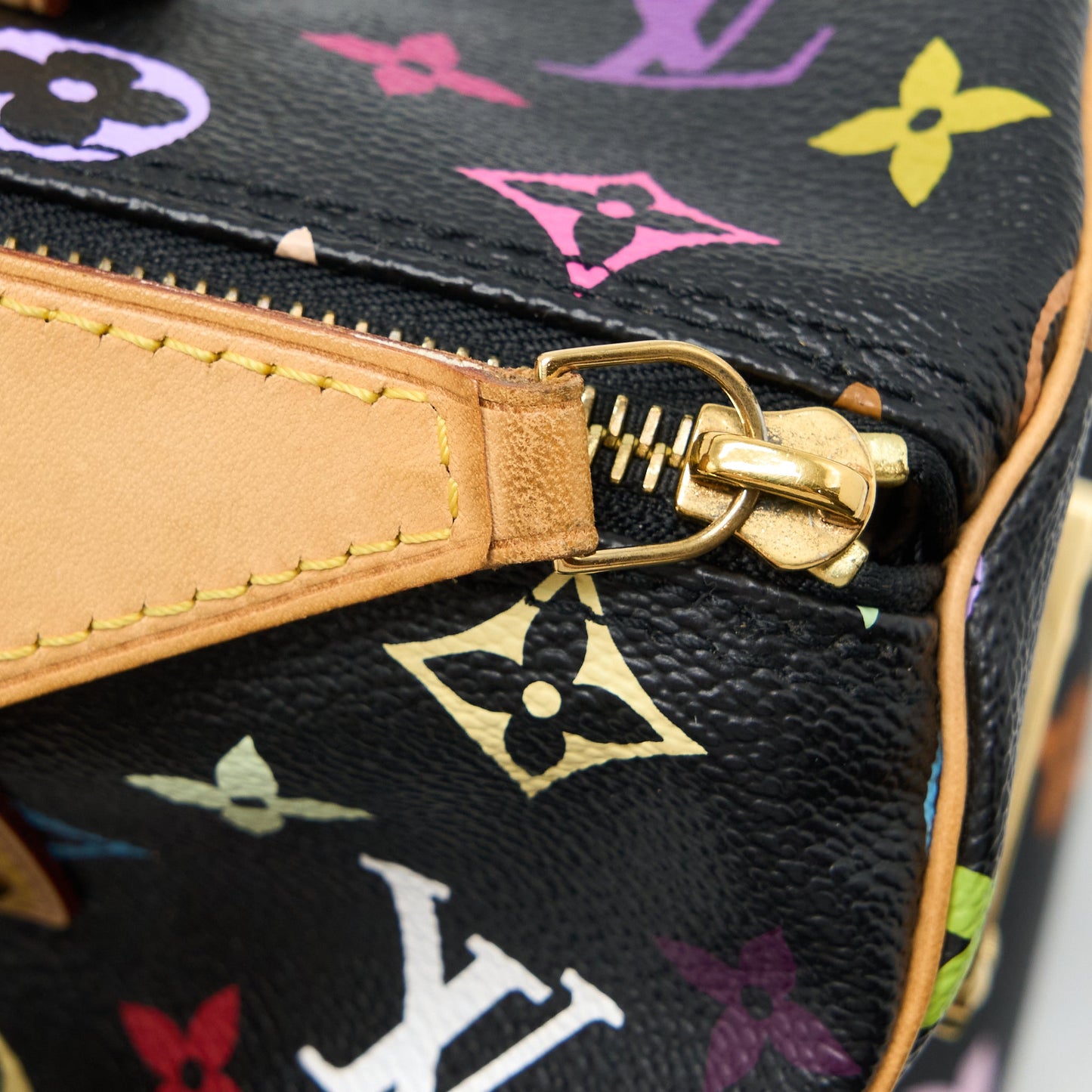 Louis Vuitton Speedy 30 Multicolour Monogram Canvas Black GHW