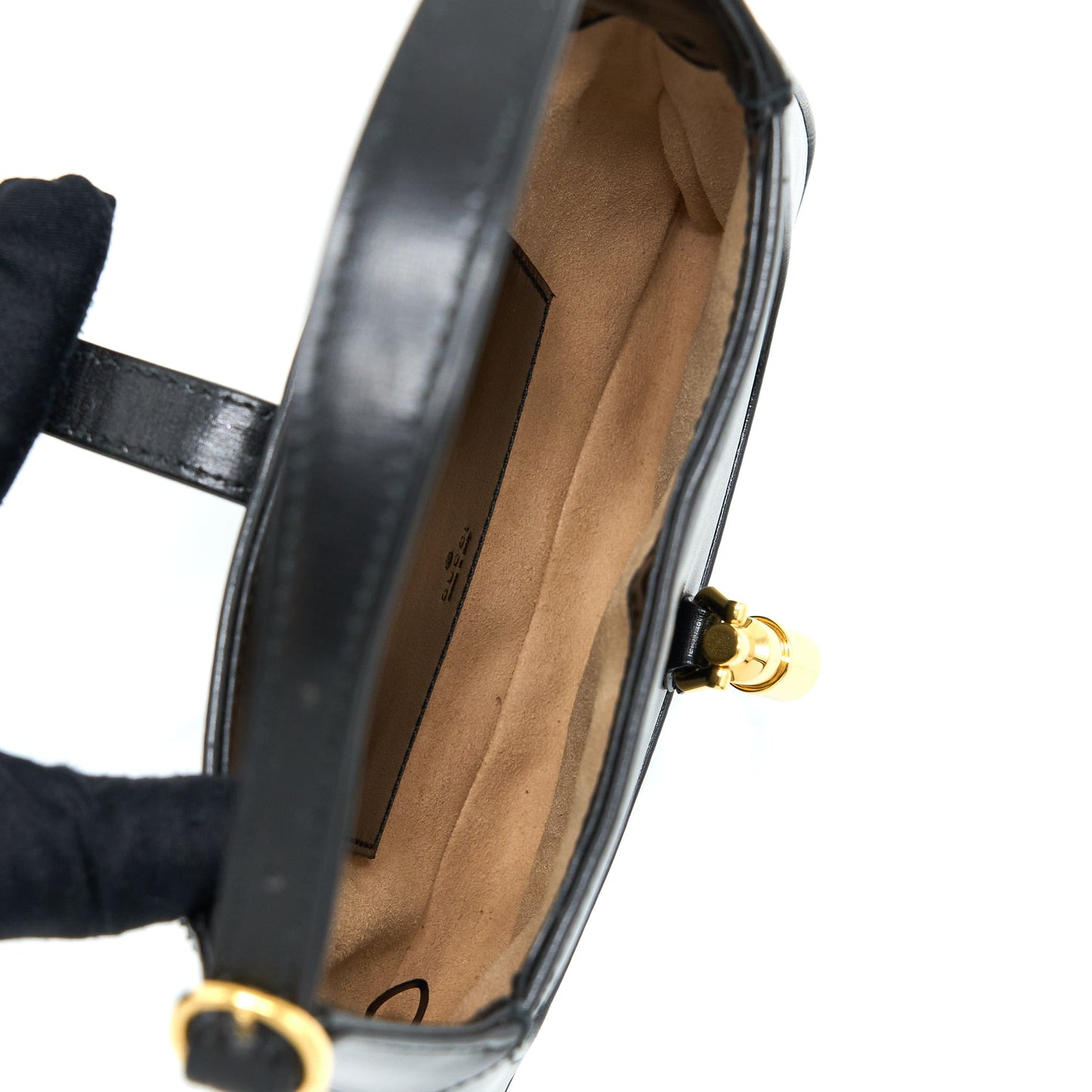 Gucci Jackie 1961 Mini Bag Calfskin Black GHW