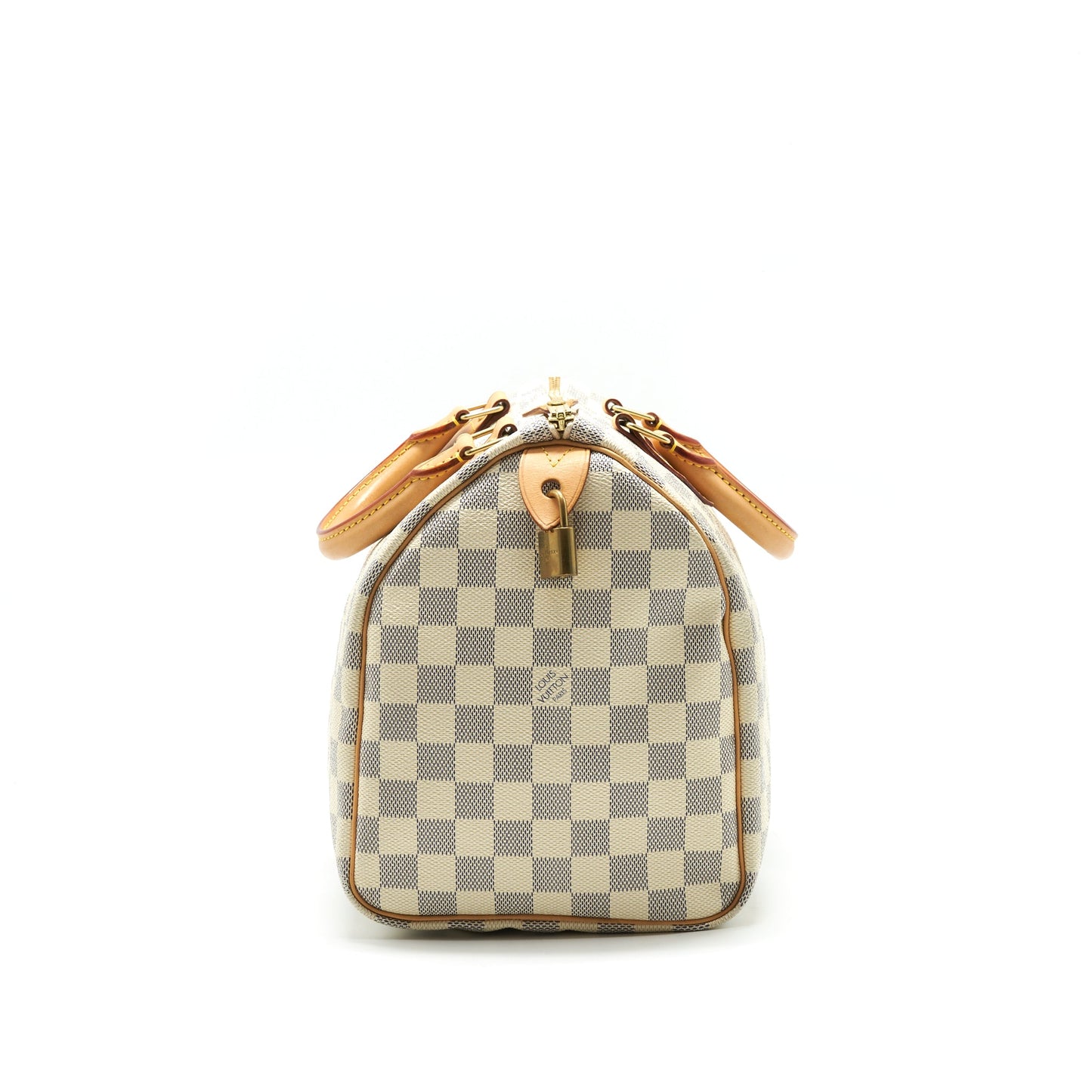 LOUIS VUITTON SPEEDY 30 DAMIER AZUR CANVAS HANDBAG