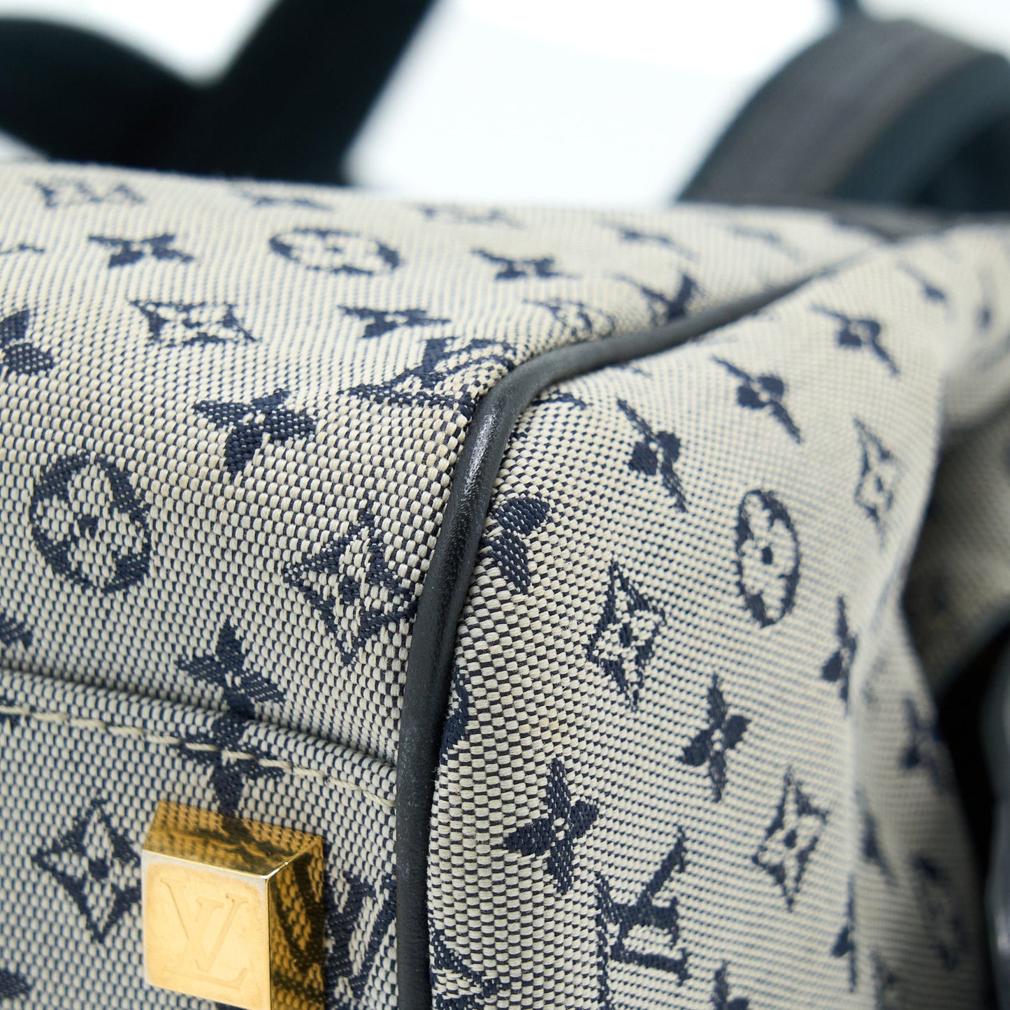 Louis Vuitton Josephine PM Monogram Mini Lin Canvas GHW
