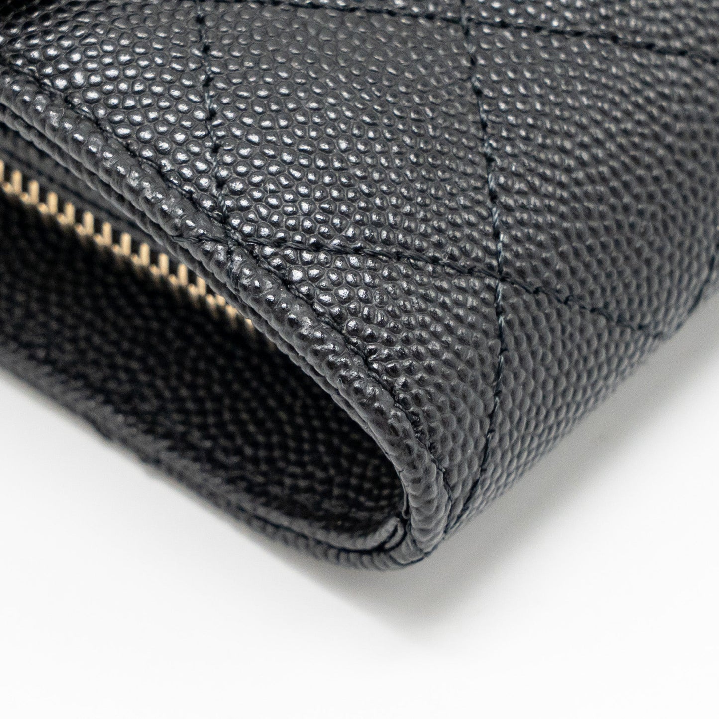 Chanel 23p mini clutch with chain caviar Black LGHW (microchip)