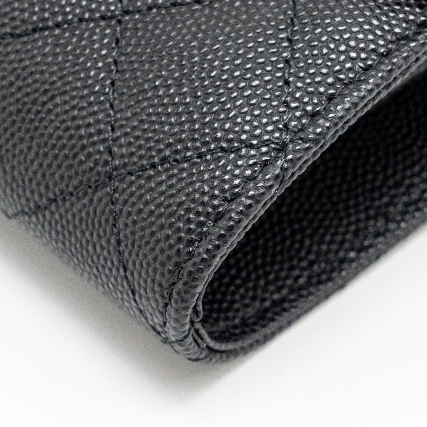 Chanel 23p mini clutch with chain caviar Black LGHW (microchip)