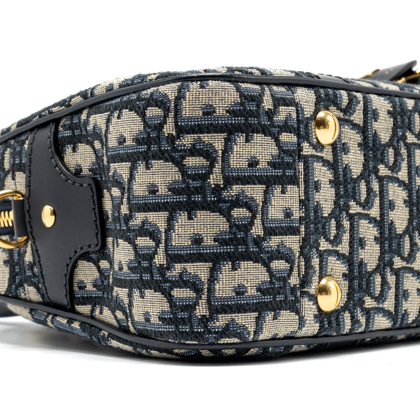 Dior Medium Bowling bag dior oblique canvas blue GHW