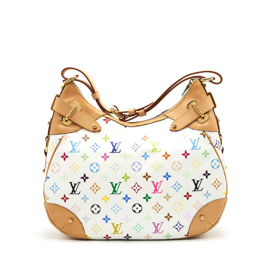 Louis Vuitton Greta Bag Monogram White Multicolor