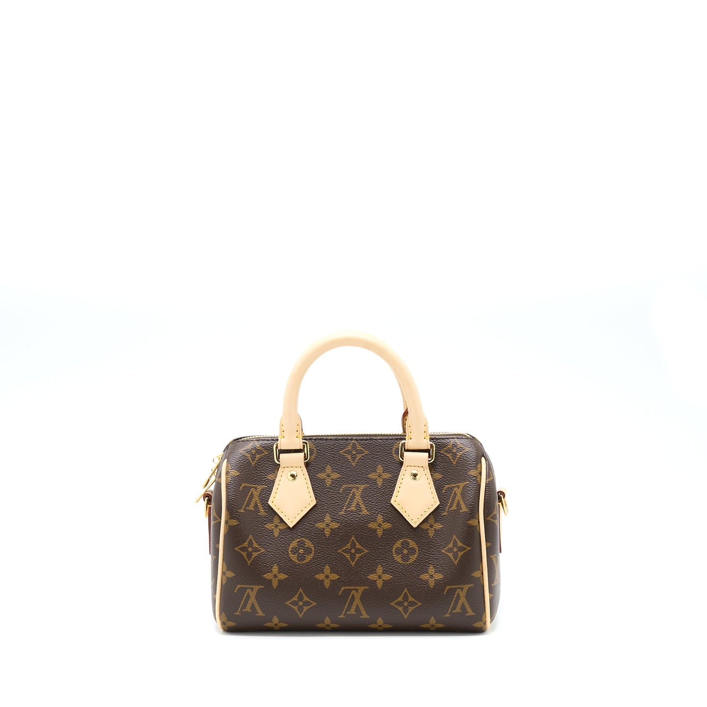 Louis Vuitton Speedy Bandouliere 20 Monogram Canvas With Black Strap GHW