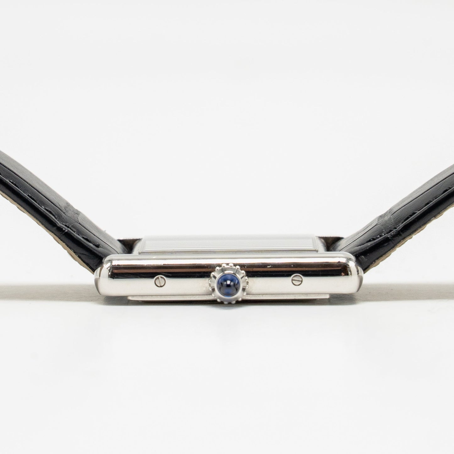 Cartier Tank Must Watch, Large Model Black Dial Ref: WSTA0108