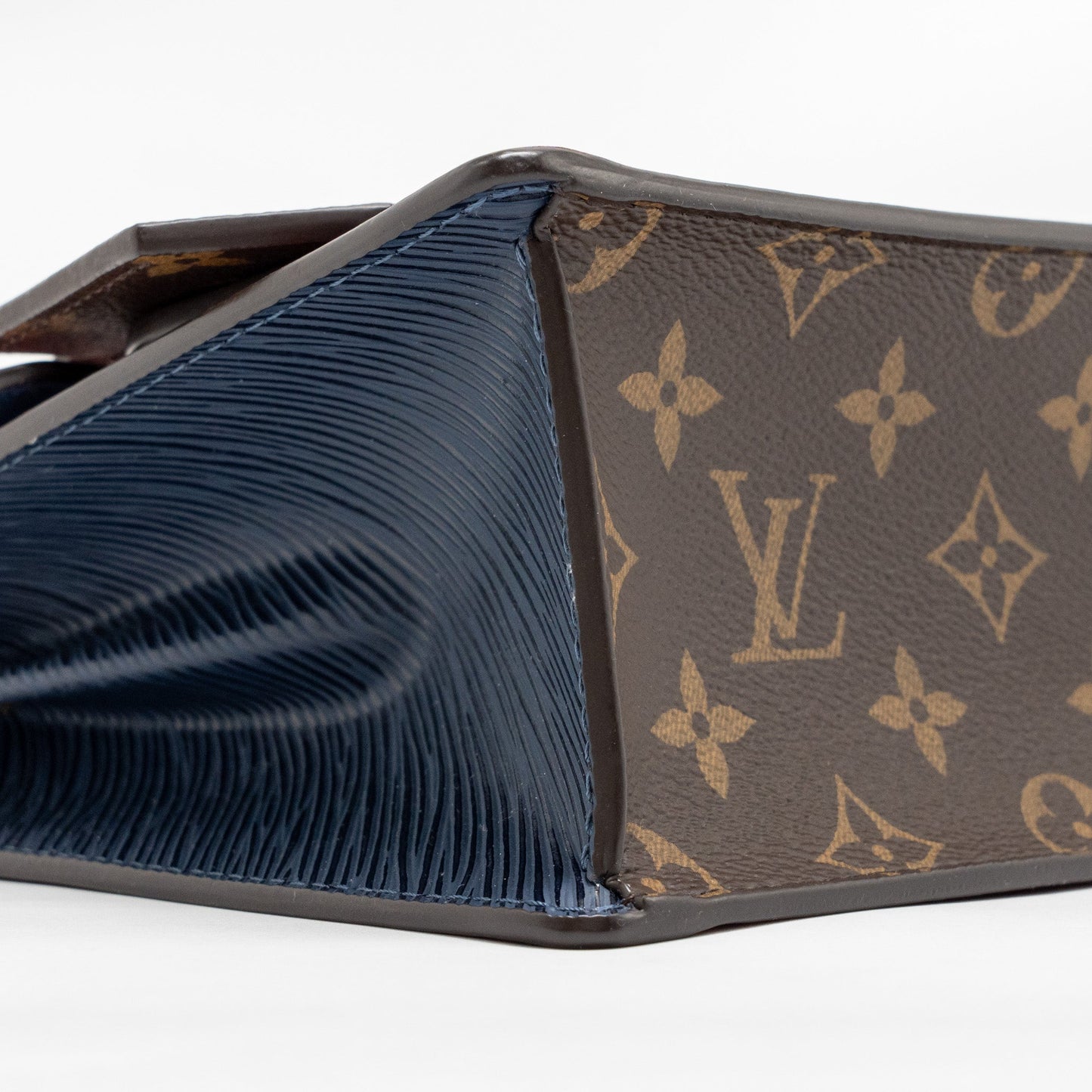 Louis Vuitton Spring Street Bag Patent/EPI/Monogram Canvas Red/Dark Blue/Brown GHW