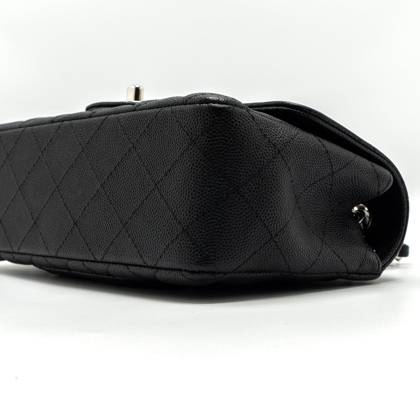 Chanel Classic Mini Rectangular Flap Bag Caviar Black SHW