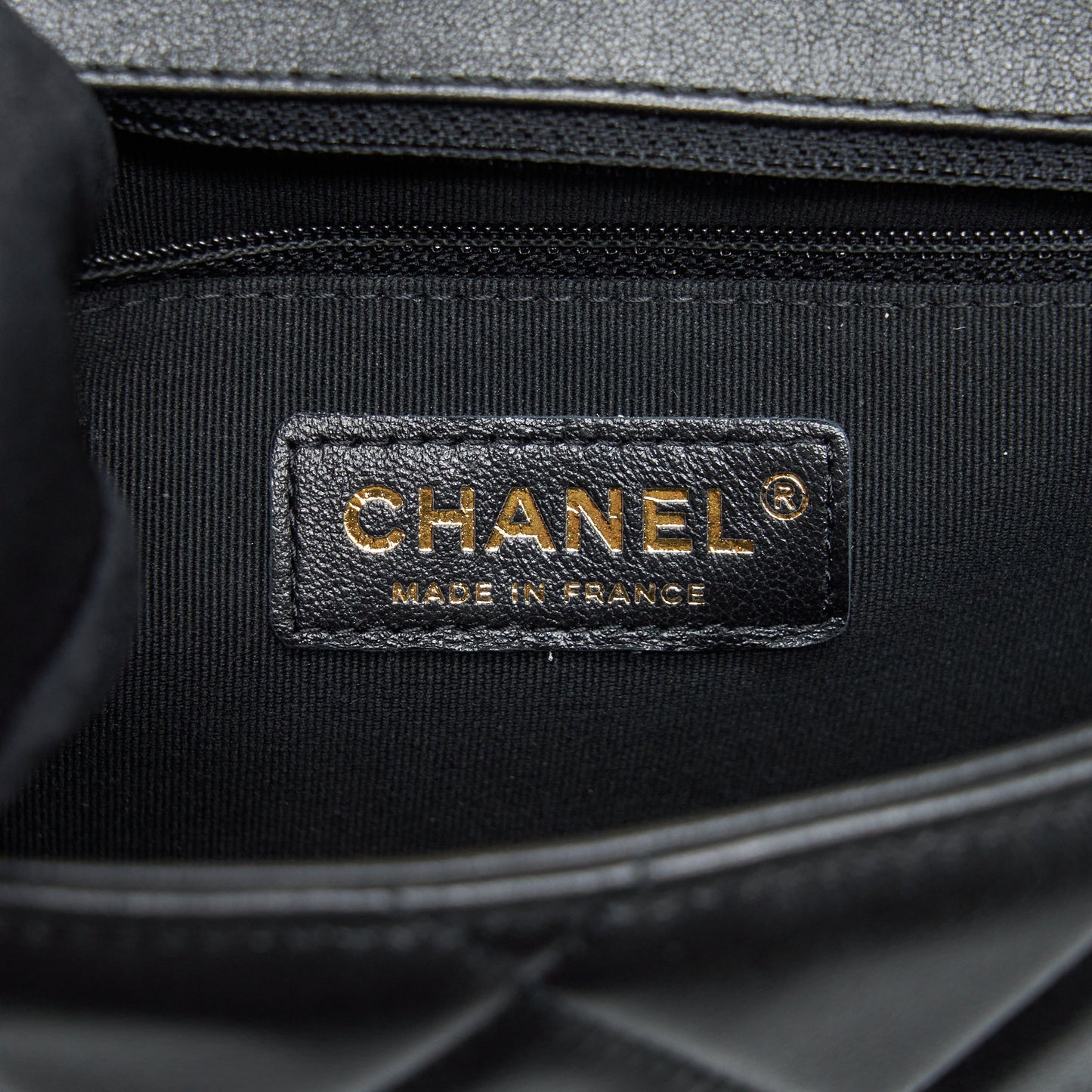 Chanel Quilted Medium Square Flap Bag Lambskin Black Brushed GHW (Microchip)