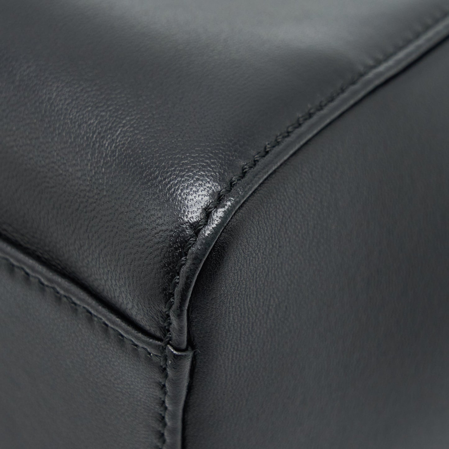 Fendi Mini Peekaboo Lambskin Black GHW