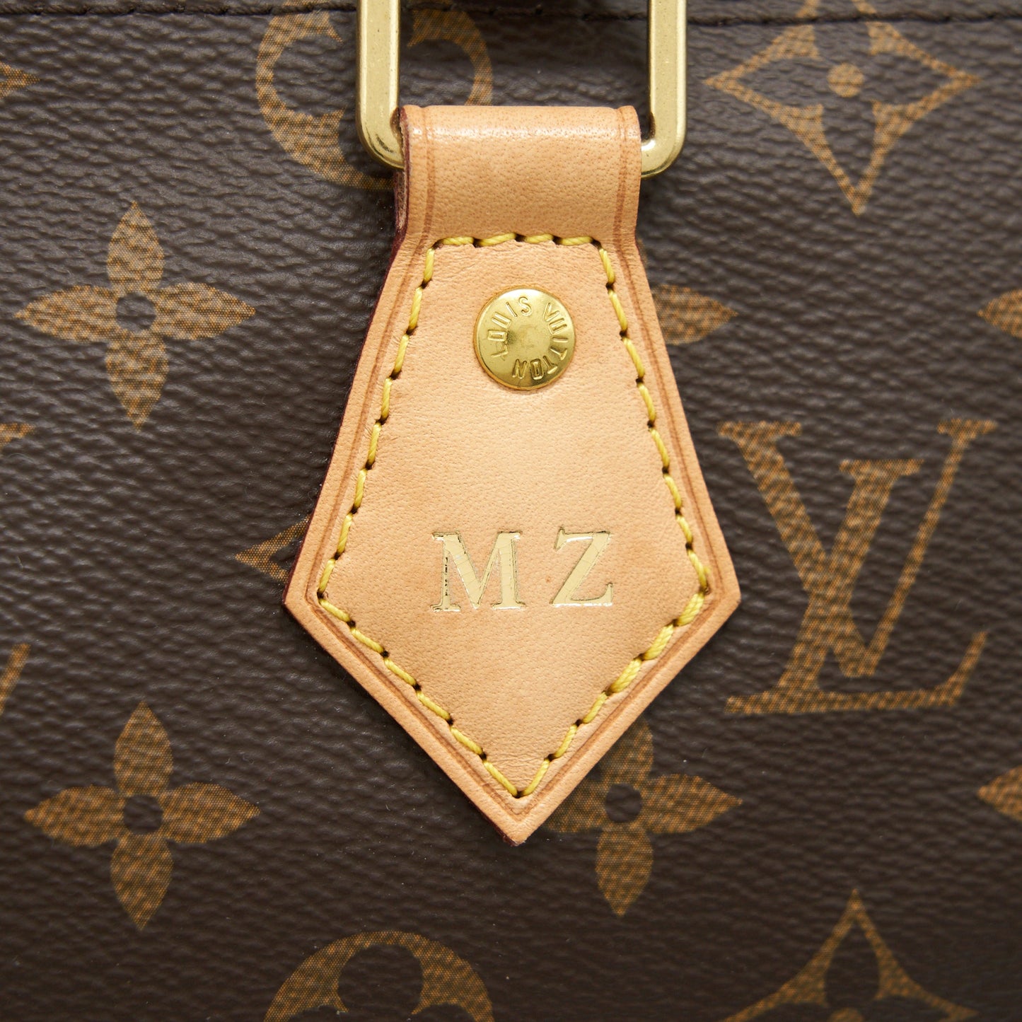 Louis Vuitton Speedy 25 Monogram Canvas with initial