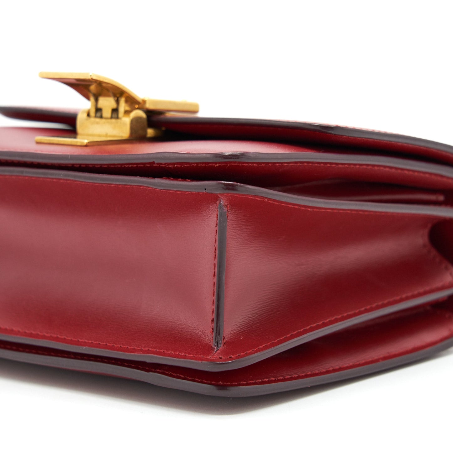Celine small Classic Box Bag Red with GHW