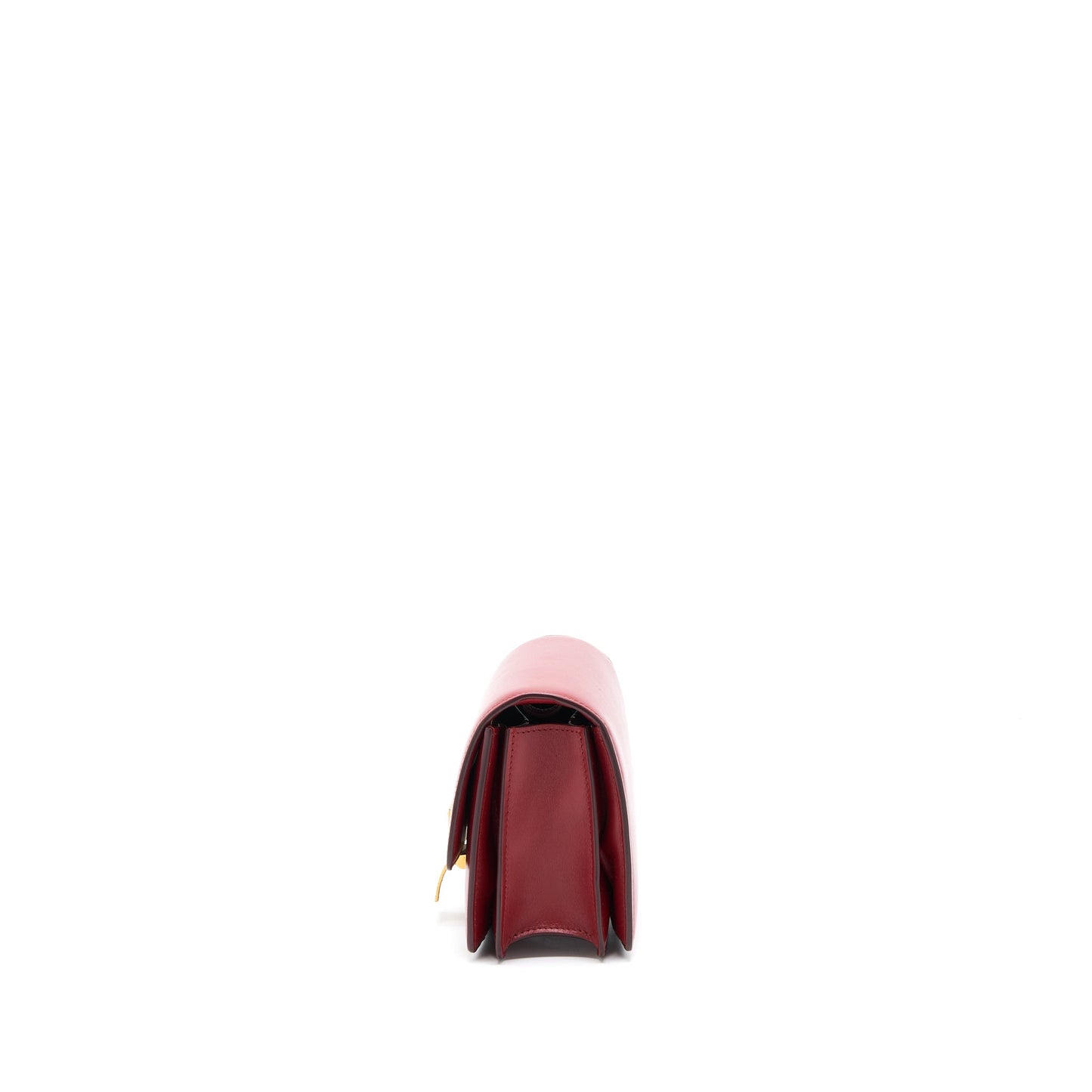 Celine Mini Box Calfskin Red GHW