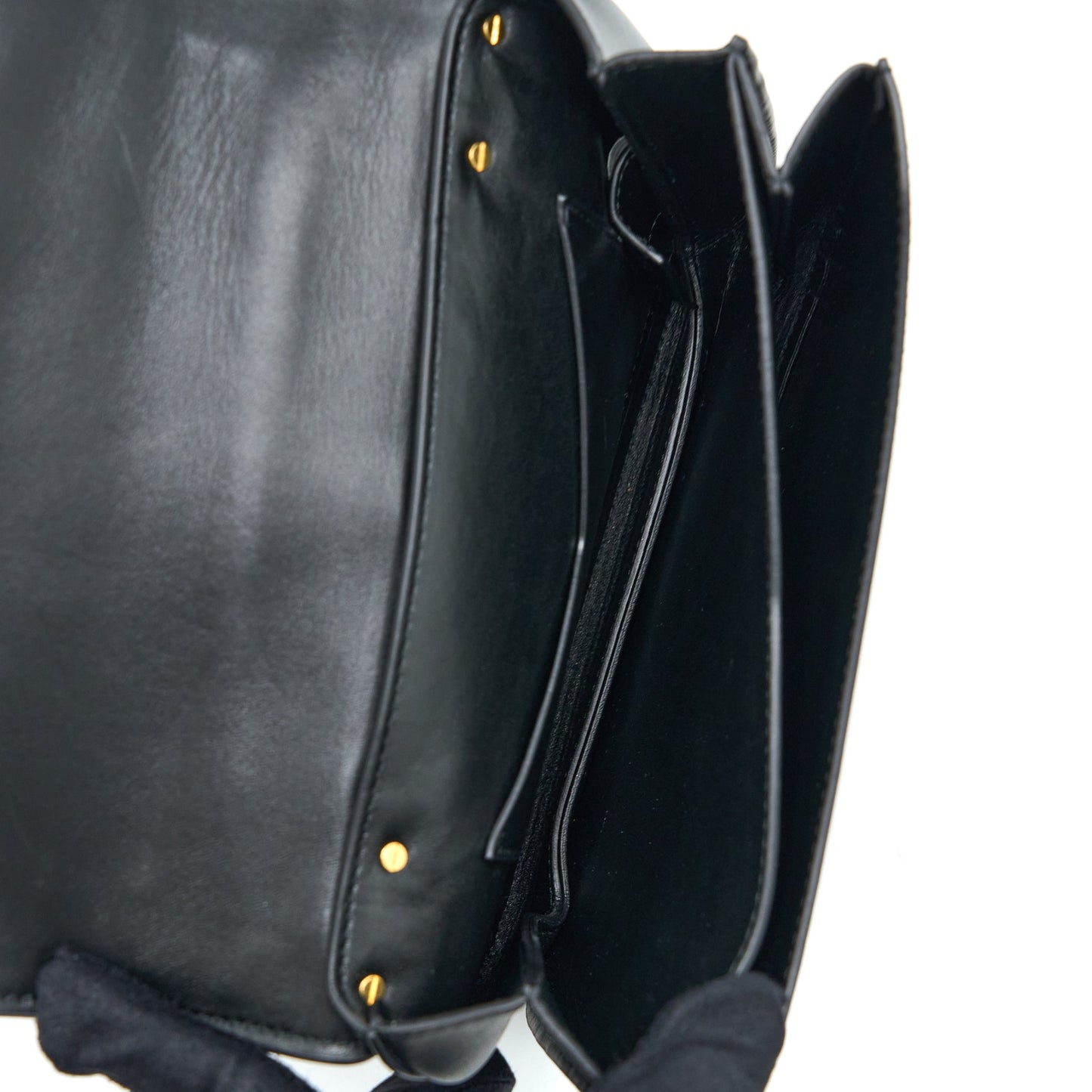 Bottega Veneta Small Mount Bag Calfskin Black GHW