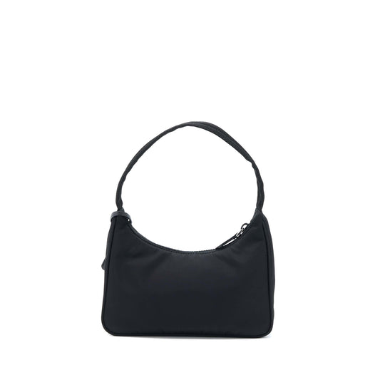 Prada Re-Edition 2000 Nylon Bag Black SHW