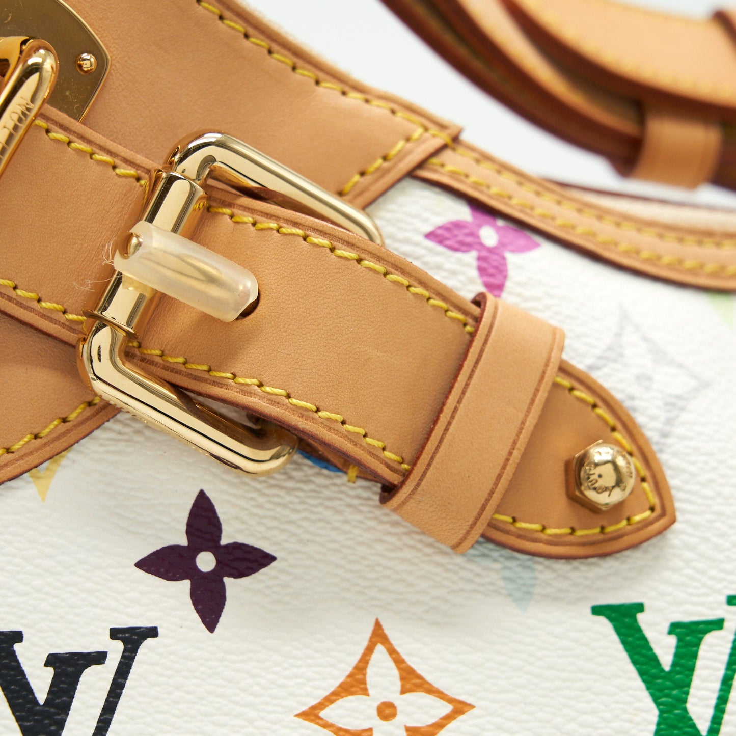 Louis Vuitton Greta Bag Monogram White Multicolor