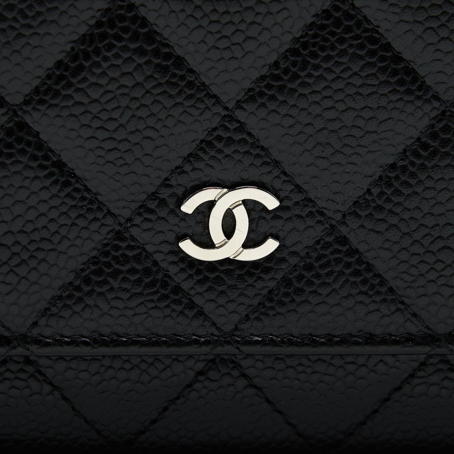 Chanel Wallet On Chain Caviar SHW