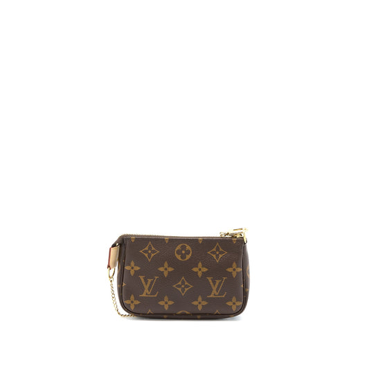 Louis Vuitton Mini Pochette Monogram Canvas GHW